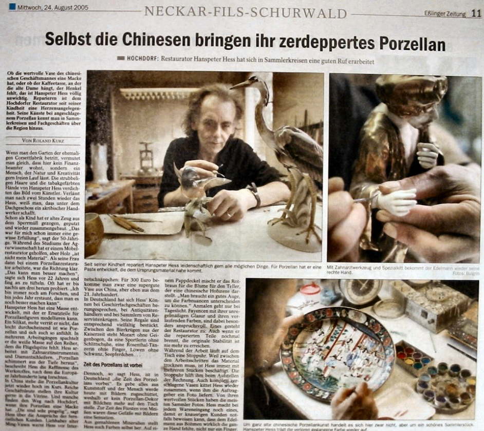 Reportage in der Esslnger Zeitung